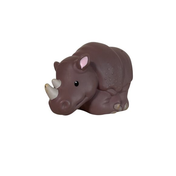 Fisher Price Little People Zoo Talkers Rhinoceros Toy Figure 2011 Mattel - Picture 1 of 6